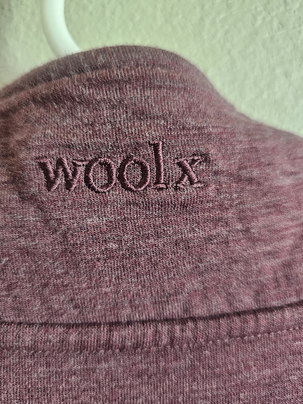 WoolX Finley Merino Wool Zip Up Jacket Womens Small Purple Athletic Lightweight - Picture 4 of 13
